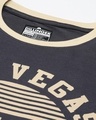 Shop Women's Grey Las Vegas Typography Oversized T-shirt