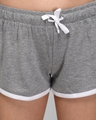 Shop Women's Grey Lounge Shorts-Full