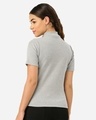 Shop Women's Grey Melange Solid Fitted Top-Design