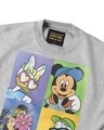 Shop Women's Grey Mickey Graphic Printed Sweatshirt