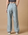 Shop Women's Grey Oversized Parachute Pants-Design