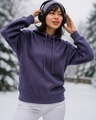 Shop Women's Grey Oversized Hoodies-Front