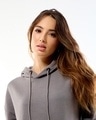 Shop Women's Grey Oversized Hoodies