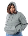 Shop Women's Grey Oversized Plus Size Hoodies