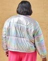 Shop Women's Grey Oversized Plus Size Jacket-Design
