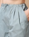 Shop Women's Grey Oversized Plus Size Parachute Pants