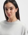 Shop Women's Grey Oversized T-shirt