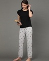 Shop Women's Grey Bug All Over Printed Pyjamas-Full