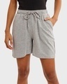 Shop Women's Grey Regular Shorts-Front