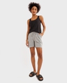 Shop Women's Grey Regular Shorts-Full