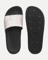 Shop Women's Grey Self Design Sliders-Design