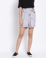 Shop Women's Grey Shorts-Front