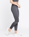 Shop Women's Grey Slim Fit Activewear Tights-Design