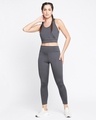 Shop Women's Grey Slim Fit Activewear Tights