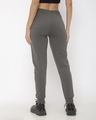 Shop Women's Grey Slim Fit Joggers-Full