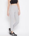 Shop Women's Grey Slim Fit Tights-Full