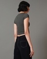 Shop Women's Grey Slim Fit Top-Design