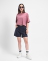 Shop Women's Grey Wide Shorts