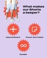 Shop Women's Grey Wide Shorts