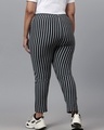 Shop Women's Grey Striped Slim Fit Track Pants-Design