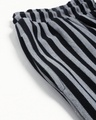 Shop Women's Grey Striped Slim Fit Track Pants