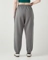 Shop Women's Grey Super Loose Fit Joggers-Full