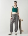 Shop Women's Grey Super Loose Fit Joggers