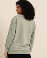 Shop Women's Grey Typography Oversized Sweatshirt-Design