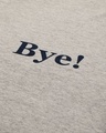 Shop Women's Grey Typography T-shirt-Full