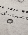 Shop Women's Grey Typography T-shirt-Full