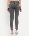 Shop Women's Grey Washed Skinny Fit Jeans-Design