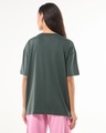 Shop Women's Grey Zero Typography Oversized T-shirt-Full