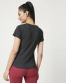 Shop Women's Half Sleeve Anthra Melange T-Shirt-Full