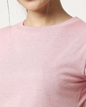 Shop Women's Half Sleeve Melange T-Shirt