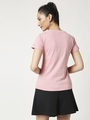 Shop Women's Half Sleeve Melange T-Shirt-Full