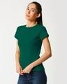 Shop Women's Half Sleeve Rib T-shirt-Design