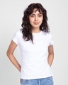 Shop Women's Half Sleeve T-Shirt Combo Black-White-Design