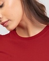 Shop Women's Half Sleeve T-Shirt Combo Red-Full