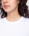 Shop Women's Half Sleeve T-Shirt Combo-White