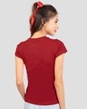 Shop Women's Half Sleeve T-Shirt Combo Whtie-Red