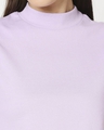 Shop Women's Half Sleeves Turtle Neck T-shirt