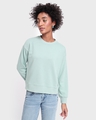 Shop Women's Harbor Gray Oversized Sweatshirt-Full