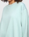 Shop Women's Harbor Gray Super Loose Fit Plus Size Sweatshirt