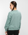 Shop Women's Harbor Grey Super Loose Fit Sweatshirt-Full