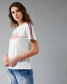 Shop Women's Hello Girl's Round Neck Twill T-shirt-Design