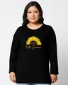 Shop Women's Hello Sunshine Full Sleeve T-shirt Plus Size