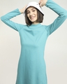 Shop Women's High Neck Pocket Slim Fit Dress-Front