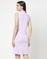Shop Women's High Neck Side Tape Rib Dress-Full