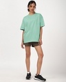 Shop Women's Iceberg Green Oversized T-shirt