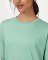 Shop Women's Iceberg Green Oversized T-shirt